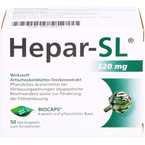 HEPAR-SL 320 mg Hartkapseln HEPAR-SL 320 mg Hartkapseln