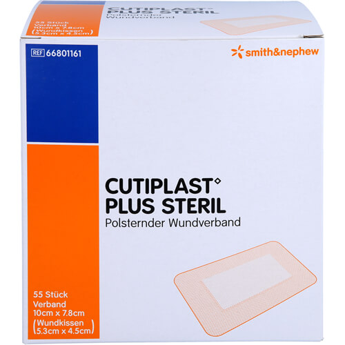 CUTIPLAST Plus steril 7,8x10 cm Verband CUTIPLAST Plus steril 7,8x10 cm Verband