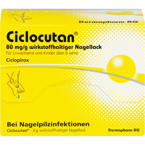 CICLOCUTAN 80 mg/g wirkstoffhaltiger Nagellack CICLOCUTAN 80 mg/g wirkstoffhaltiger Nagellack