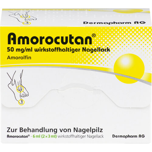 AMOROCUTAN 50 mg/ml wirkstoffhaltiger Nagellack AMOROCUTAN 50 mg/ml wirkstoffhaltiger Nagellack