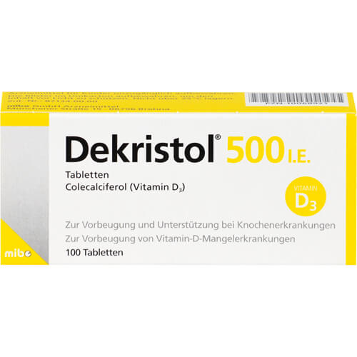 DEKRISTOL 500 I.E. Tabletten DEKRISTOL 500 I.E. Tabletten
