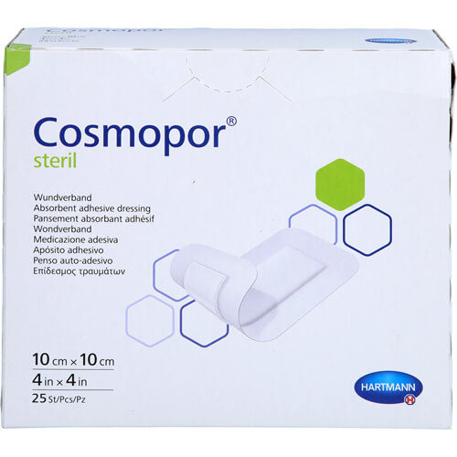 COSMOPOR steril Wundverband 10x10 cm COSMOPOR steril Wundverband 10x10 cm