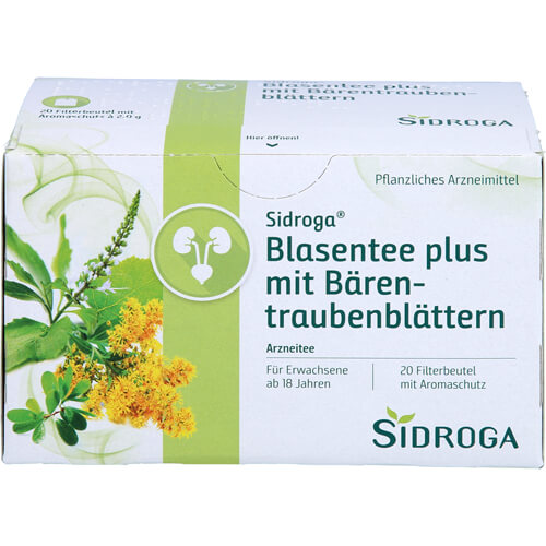 SIDROGA Blasentee plus mit Bärentraubenblättern SIDROGA Blasentee plus mit Bärentraubenblättern