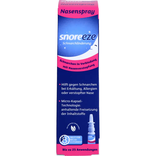 SNOREEZE Schnarchlinderung Nasenspray SNOREEZE Schnarchlinderung Nasenspray