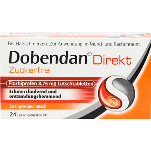 DOBENDAN Direkt zuckerfrei Flurbiprofen 8,75mg Lut DOBENDAN Direkt zuckerfrei Flurbiprofen 8,75mg Lut