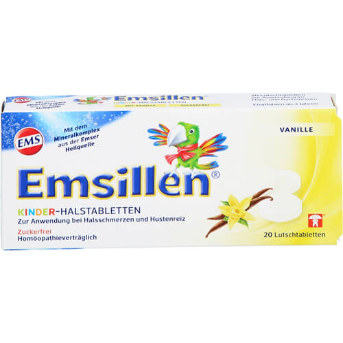 EMSILLEN Kinder Halstabletten Vanille EMSILLEN Kinder Halstabletten Vanille