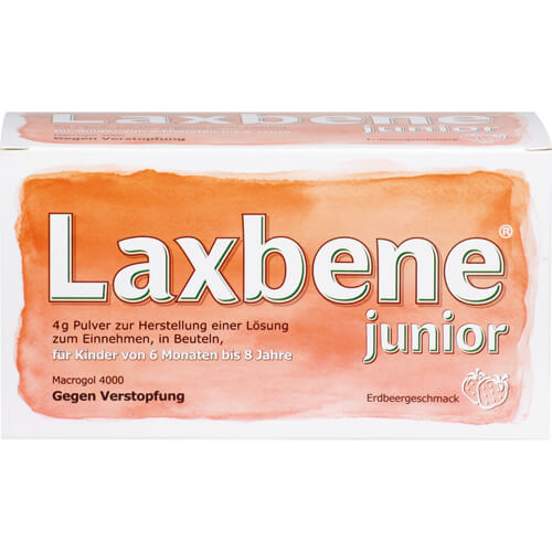 LAXBENE junior 4 g Plv.z.H.e.Lsg.z.Einn.Kdr.6M-8J LAXBENE junior 4 g Plv.z.H.e.Lsg.z.Einn.Kdr.6M-8J