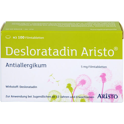 DESLORATADIN Aristo 5 mg Filmtabletten DESLORATADIN Aristo 5 mg Filmtabletten