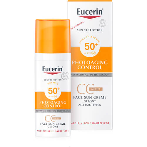 EUCERIN Sun CC Creme getönt mittel LSF 50+ EUCERIN Sun CC Creme getönt mittel LSF 50+