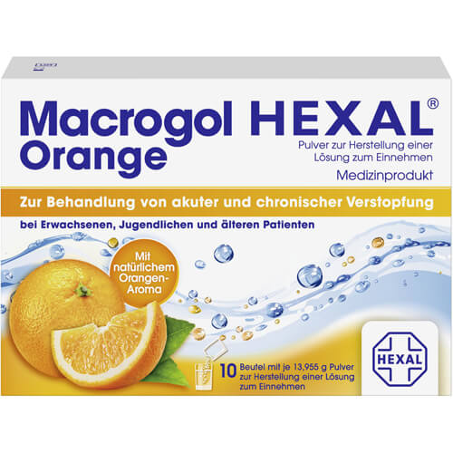 MACROGOL HEXAL Orange Plv.z.Her.e.Lsg.z.Einn.Btl. MACROGOL HEXAL Orange Plv.z.Her.e.Lsg.z.Einn.Btl.