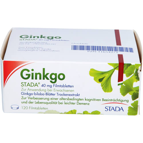 GINKGO STADA 40 mg Filmtabletten GINKGO STADA 40 mg Filmtabletten