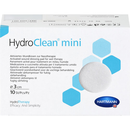 HYDROCLEAN mini Kompressen 3 cm rund steril HYDROCLEAN mini Kompressen 3 cm rund steril