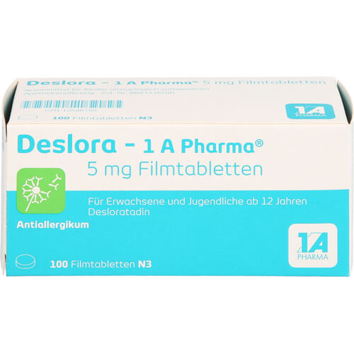 DESLORA-1A Pharma 5 mg Filmtabletten DESLORA-1A Pharma 5 mg Filmtabletten