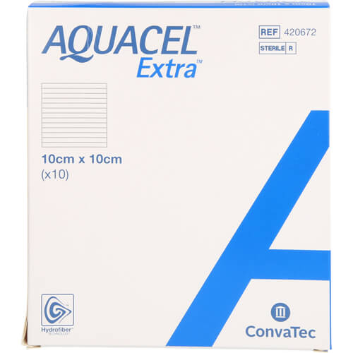 AQUACEL Extra 10x10 cm Verband AQUACEL Extra 10x10 cm Verband