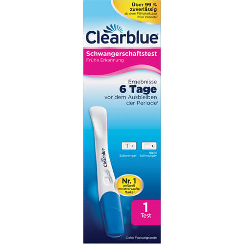 CLEARBLUE Schwangerschaftstest frühe Erkennung CLEARBLUE Schwangerschaftstest frühe Erkennung