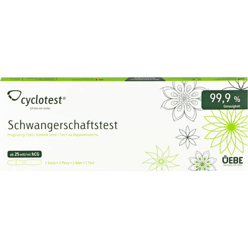 CYCLOTEST Schwangerschaftstest 25 mlU/ml Urin CYCLOTEST Schwangerschaftstest 25 mlU/ml Urin