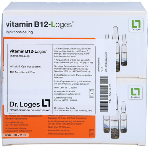 VITAMIN B12-LOGES Injektionslösung Ampullen VITAMIN B12-LOGES Injektionslösung Ampullen