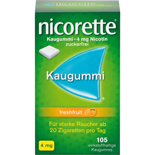 NICORETTE 4 mg freshfruit Kaugummi NICORETTE 4 mg freshfruit Kaugummi