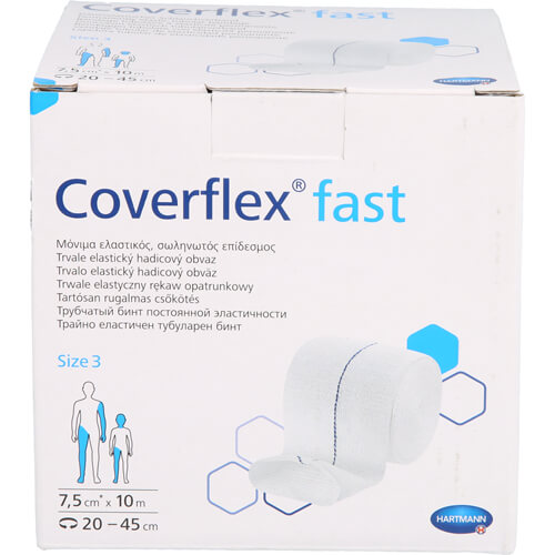 COVERFLEX fast Schlauchverb.Gr.3 7,5 cmx10 m weiß COVERFLEX fast Schlauchverb.Gr.3 7,5 cmx10 m weiß