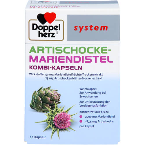 DOPPELHERZ Artischocke-Mariendistel system Weichk. DOPPELHERZ Artischocke-Mariendistel system Weichk.