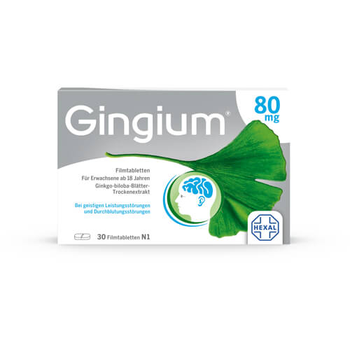 GINGIUM 80 mg Filmtabletten GINGIUM 80 mg Filmtabletten