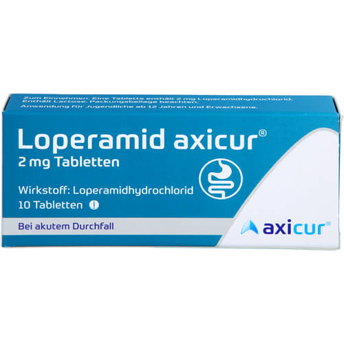 LOPERAMID axicur 2 mg Tabletten LOPERAMID axicur 2 mg Tabletten