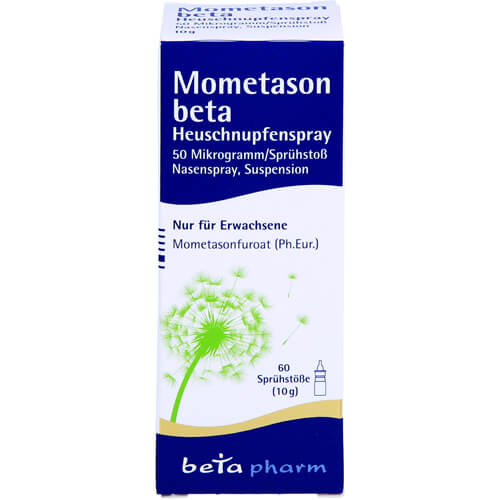 MOMETASON beta Heuschnupfenspray 50μg/Sp.60 Sp.St MOMETASON beta Heuschnupfenspray 50μg/Sp.60 Sp.St