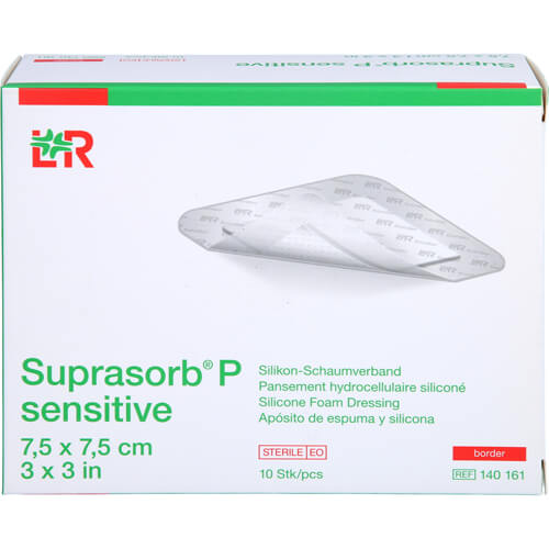 SUPRASORB P sensitive PU-Schaumv.border 7,5x7,5cm SUPRASORB P sensitive PU-Schaumv.border 7,5x7,5cm