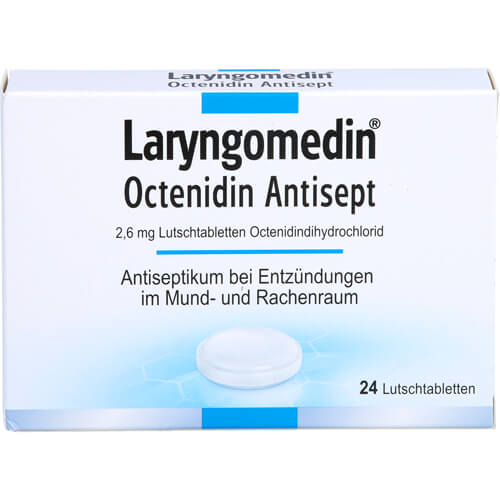 LARYNGOMEDIN Octenidin Antisept 2,6 mg Lutschtabl. LARYNGOMEDIN Octenidin Antisept 2,6 mg Lutschtabl.