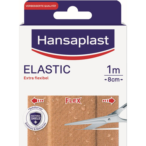 HANSAPLAST Elastic Pflaster 8 cmx1 m HANSAPLAST Elastic Pflaster 8 cmx1 m