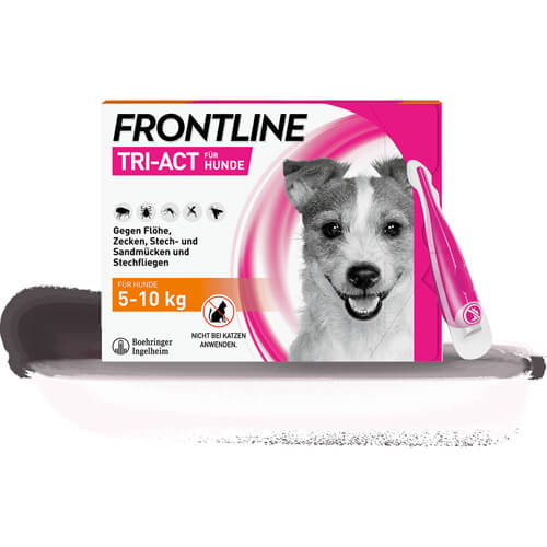 FRONTLINE Tri-Act Lsg.z.Auftropfen f.Hunde 5-10 kg FRONTLINE Tri-Act Lsg.z.Auftropfen f.Hunde 5-10 kg