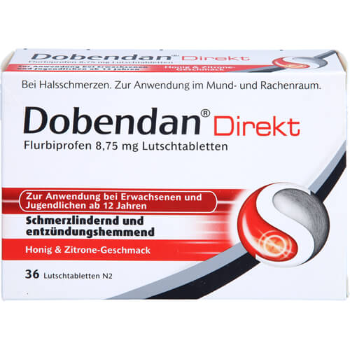 DOBENDAN Direkt Flurbiprofen 8,75 mg Lutschtabl. DOBENDAN Direkt Flurbiprofen 8,75 mg Lutschtabl.