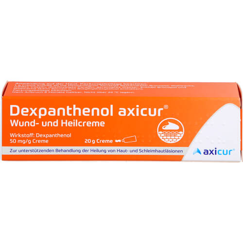 DEXPANTHENOL axicur Wund- und Heilcreme 50 mg/g DEXPANTHENOL axicur Wund- und Heilcreme 50 mg/g