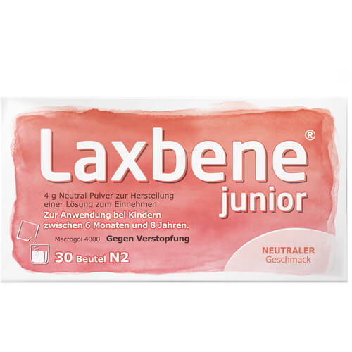 LAXBENE junior 4 g Neutral PLE Kdr.6 Mon.-8 Jahre LAXBENE junior 4 g Neutral PLE Kdr.6 Mon.-8 Jahre