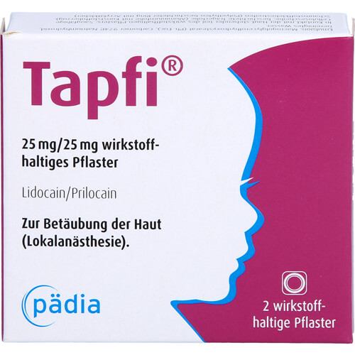 TAPFI 25 mg/25 mg wirkstoffhaltiges Pflaster TAPFI 25 mg/25 mg wirkstoffhaltiges Pflaster