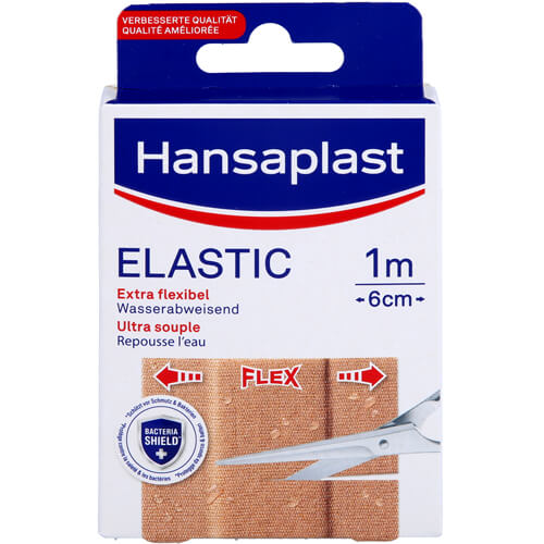 HANSAPLAST Elastic Pflaster 6 cmx1 m HANSAPLAST Elastic Pflaster 6 cmx1 m