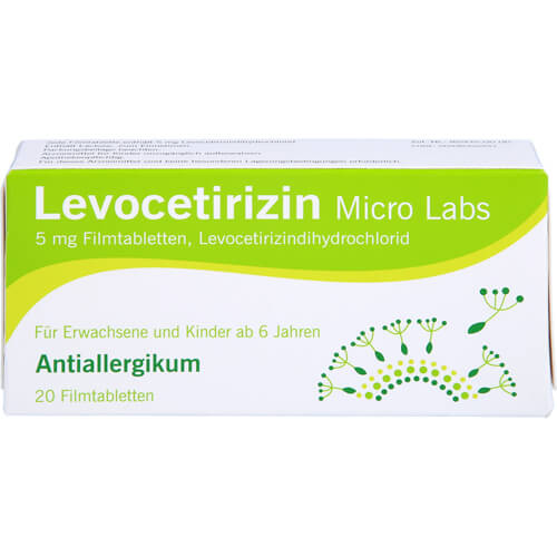 LEVOCETIRIZIN Micro Labs 5 mg Filmtabletten LEVOCETIRIZIN Micro Labs 5 mg Filmtabletten