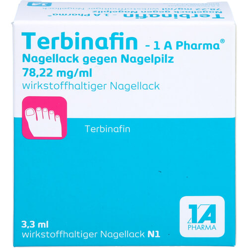 TERBINAFIN-1A Pharma Nagell.g.Nagelpilz 78,22mg/ml TERBINAFIN-1A Pharma Nagell.g.Nagelpilz 78,22mg/ml