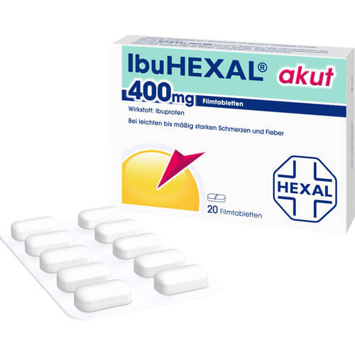 IBUHEXAL akut 400 Filmtabletten IBUHEXAL akut 400 Filmtabletten