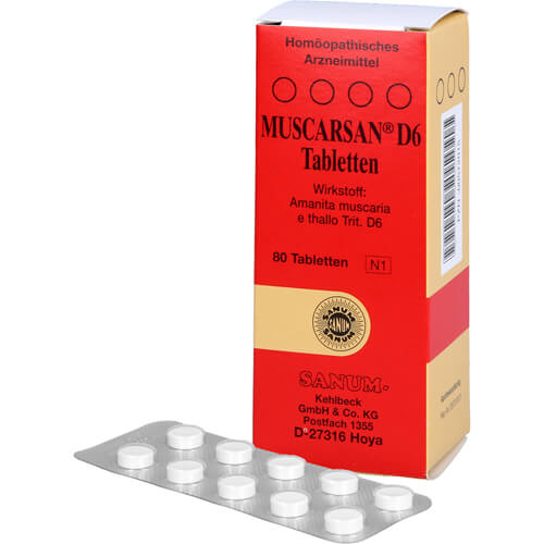 MUSCARSAN D 6 Tabletten MUSCARSAN D 6 Tabletten