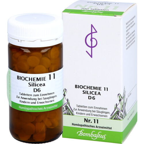 BIOCHEMIE 11 Silicea D 6 Tabletten BIOCHEMIE 11 Silicea D 6 Tabletten