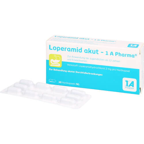 LOPERAMID akut-1A Pharma Hartkapseln LOPERAMID akut-1A Pharma Hartkapseln