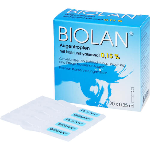 BIOLAN Augentropfen Einzeldosispipetten BIOLAN Augentropfen Einzeldosispipetten