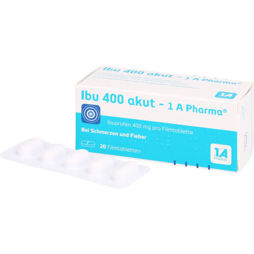 IBU 400 akut-1A Pharma Filmtabletten IBU 400 akut-1A Pharma Filmtabletten