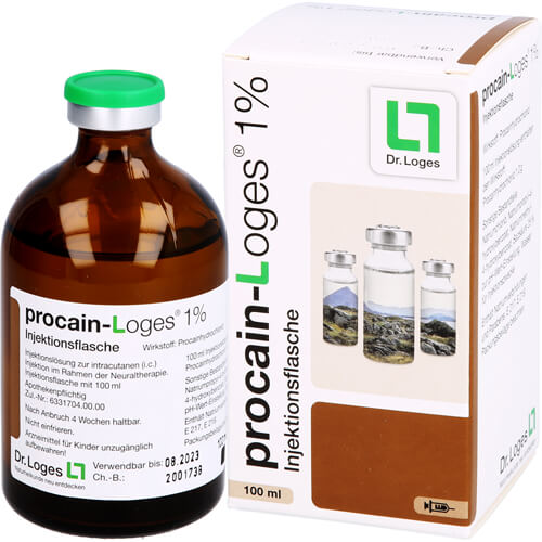 PROCAIN-Loges 1% Injektionsflasche PROCAIN-Loges 1% Injektionsflasche