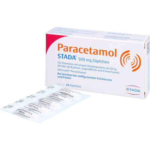 PARACETAMOL STADA 500 mg Zäpfchen PARACETAMOL STADA 500 mg Zäpfchen
