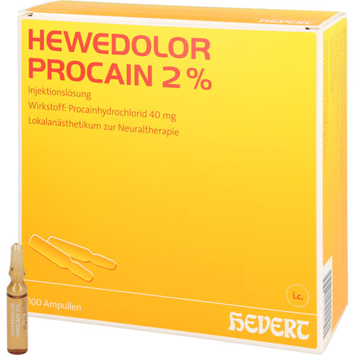 HEWEDOLOR Procain 2% Injektionslösung in Ampullen HEWEDOLOR Procain 2% Injektionslösung in Ampullen
