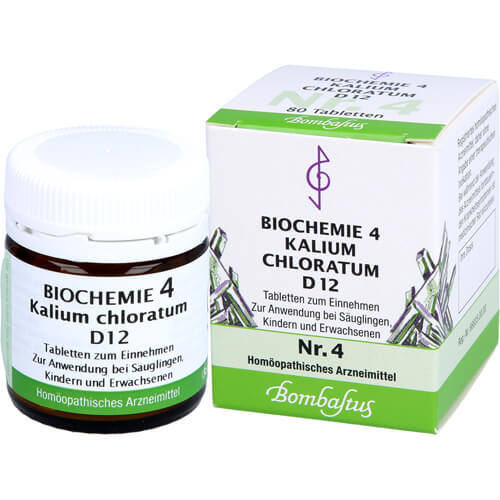 BIOCHEMIE 4 Kalium chloratum D 12 Tabletten BIOCHEMIE 4 Kalium chloratum D 12 Tabletten