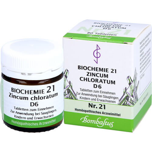 BIOCHEMIE 21 Zincum chloratum D 6 Tabletten BIOCHEMIE 21 Zincum chloratum D 6 Tabletten