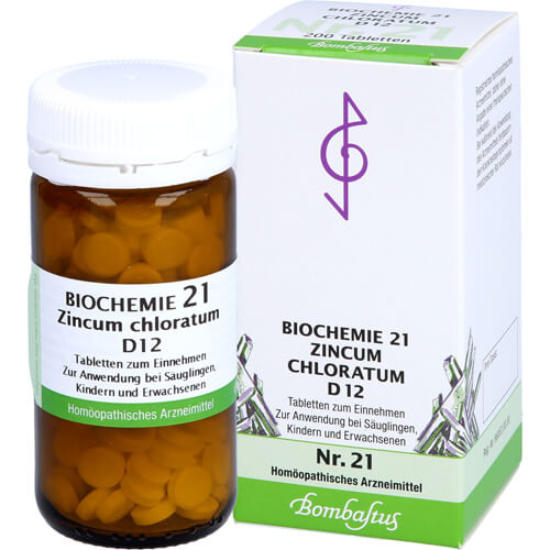 BIOCHEMIE 21 Zincum chloratum D 12 Tabletten BIOCHEMIE 21 Zincum chloratum D 12 Tabletten